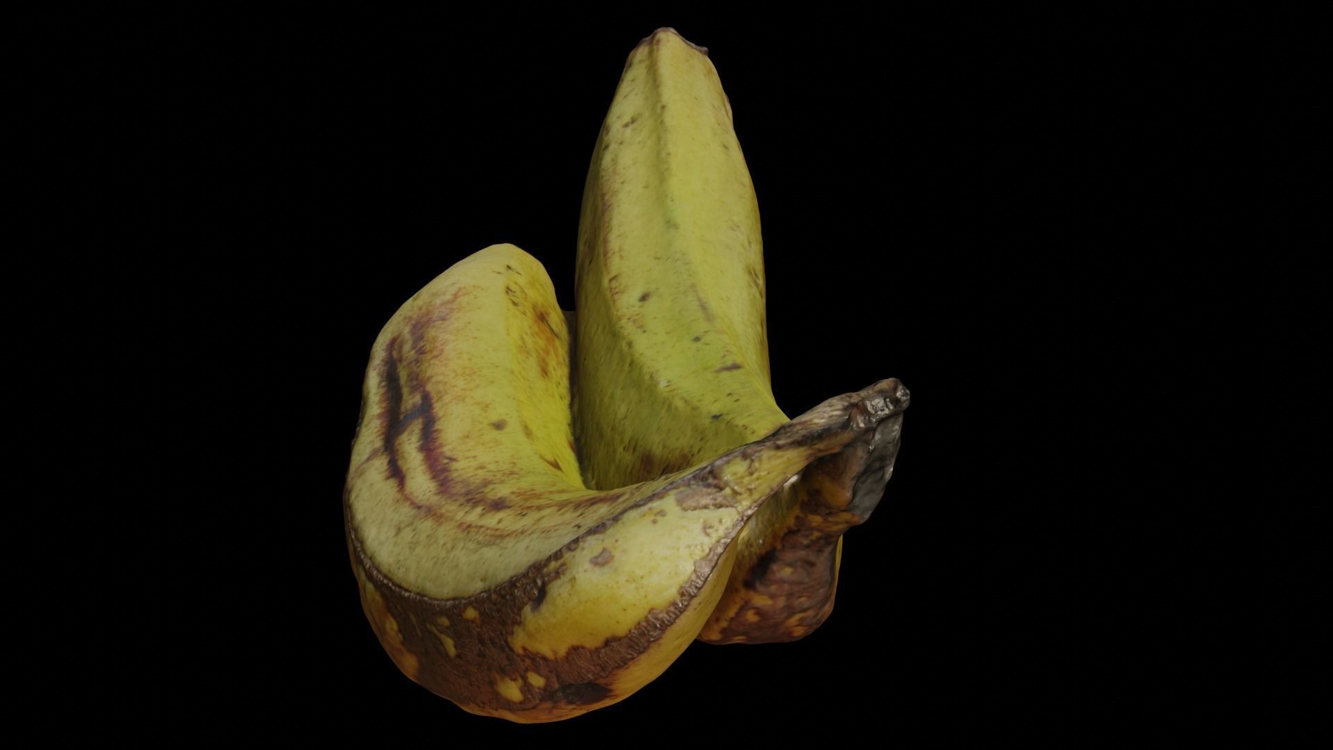 Realistic Banana 3D Model 3D model_2