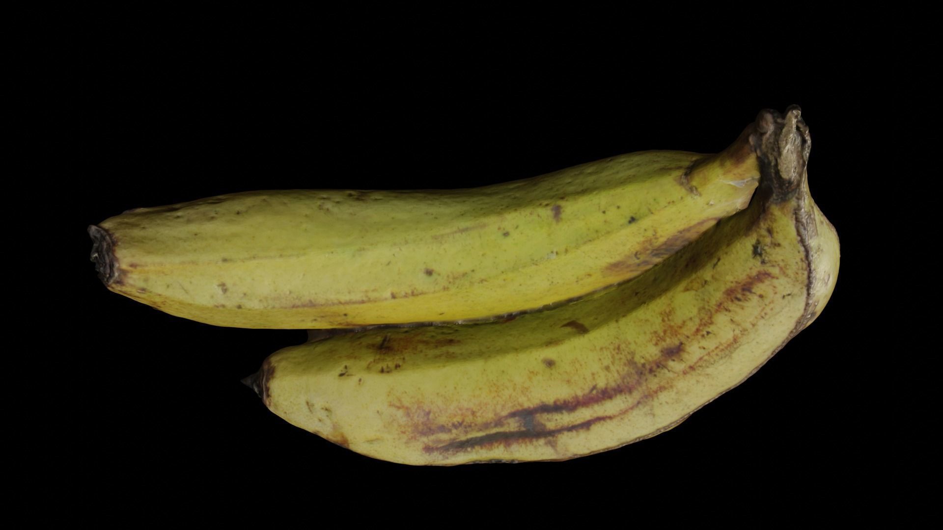Realistic Banana 3D Model 3D model_9