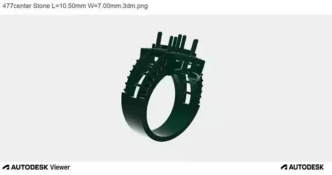 Men Ring with an Oval Cut Center Stone