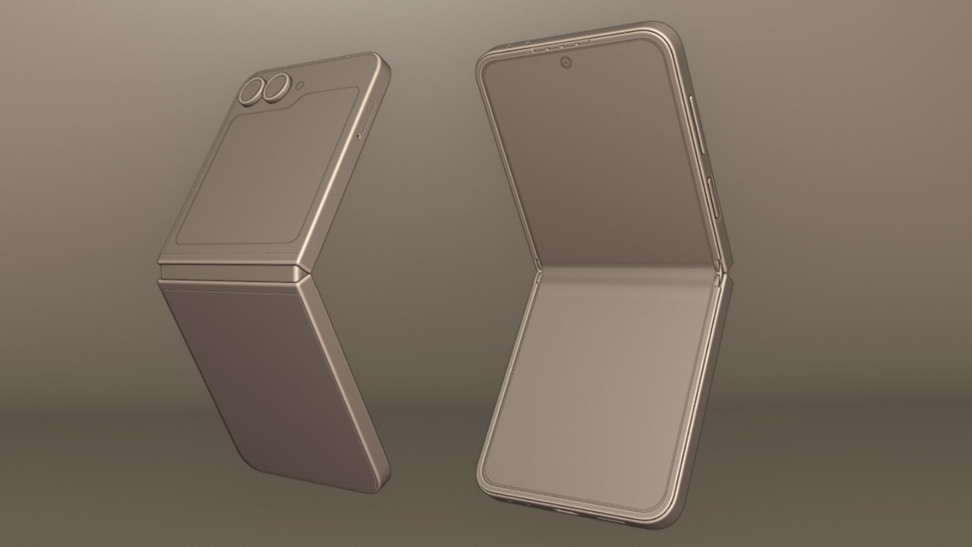 Samsung Galaxy Z Flip 6 mint 3D model_8