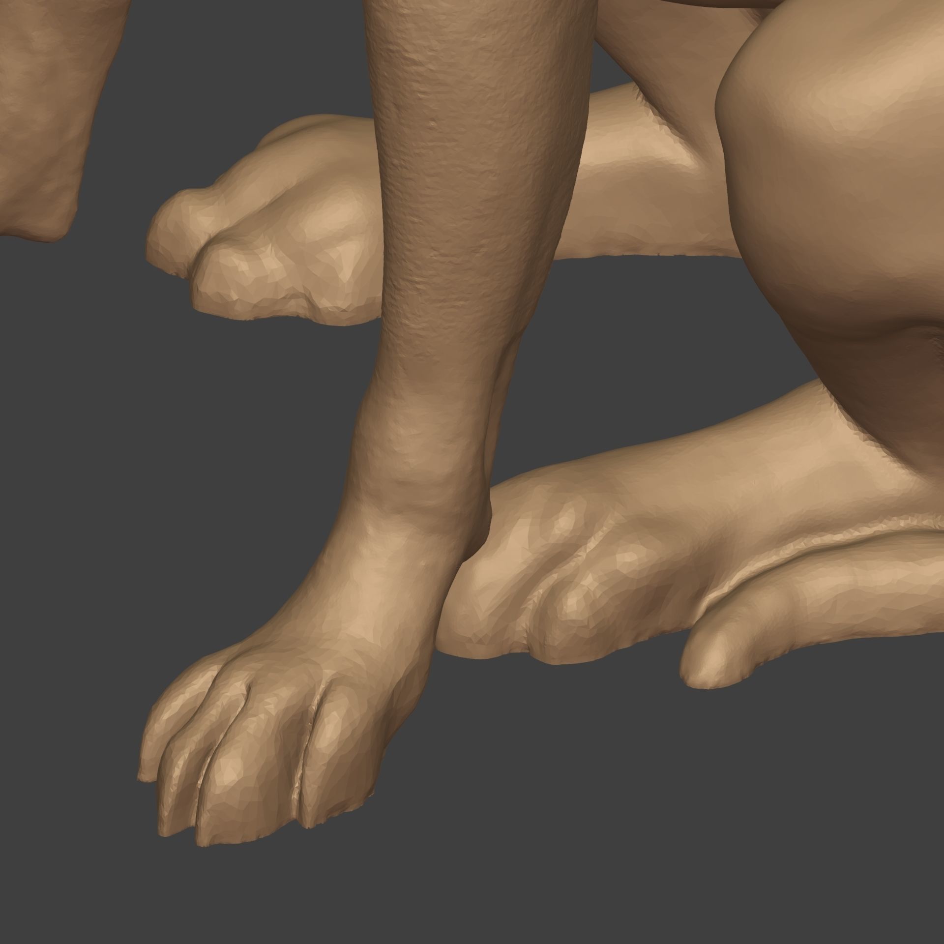 Dog Statue 3D print model_15