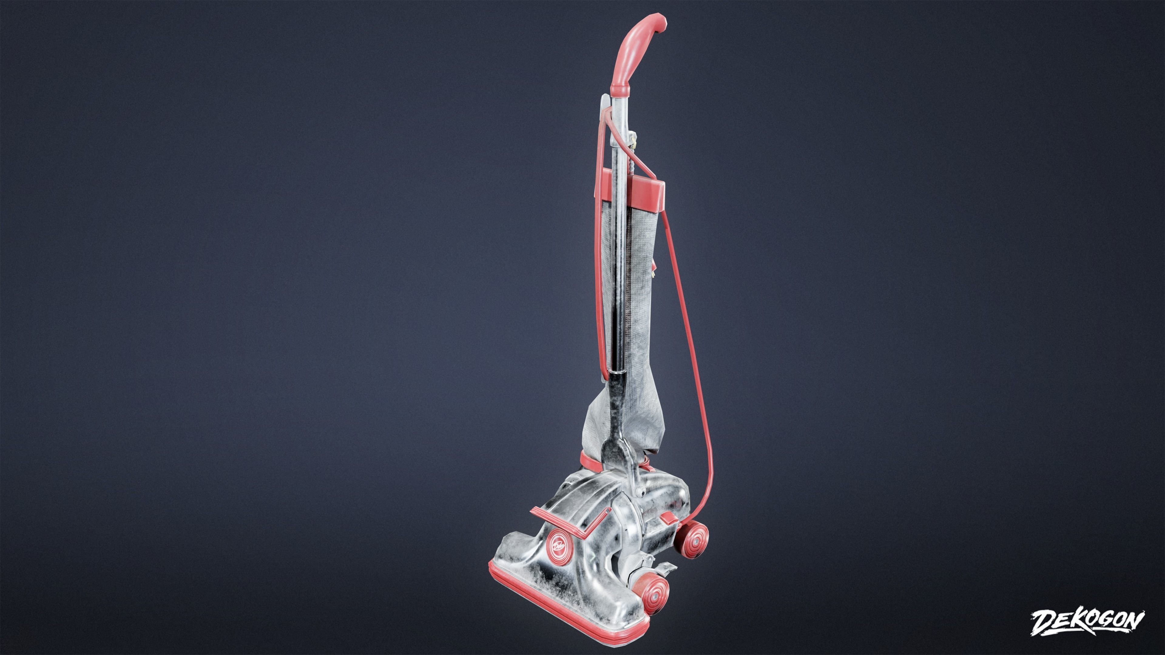 ATTIC - Vacuum 01 - LOW POLY Low-poly 3D model_1