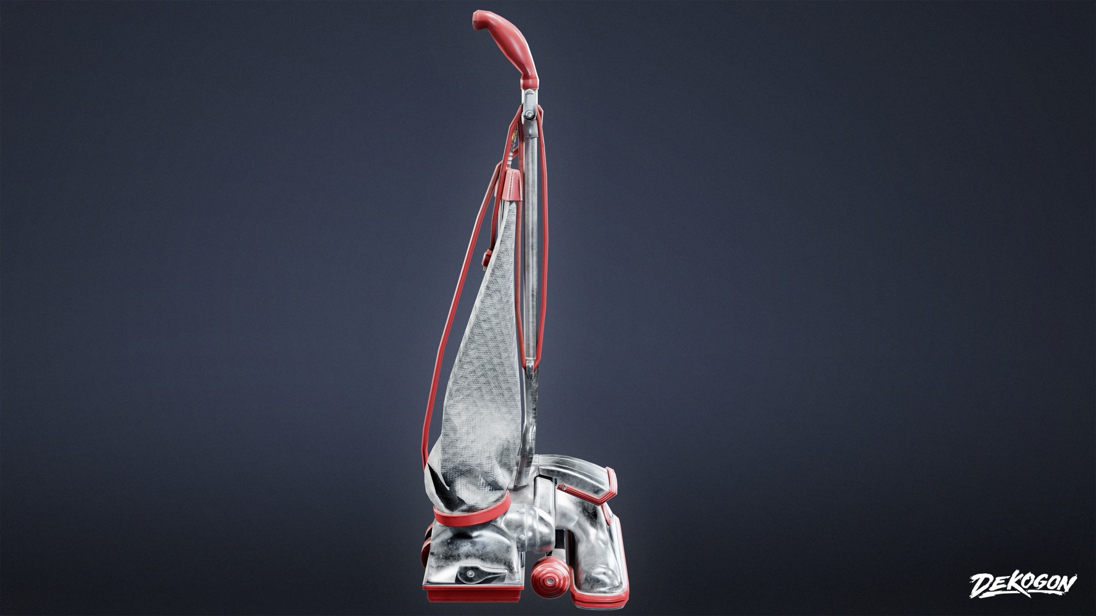 ATTIC - Vacuum 01 - LOW POLY Low-poly 3D model_2