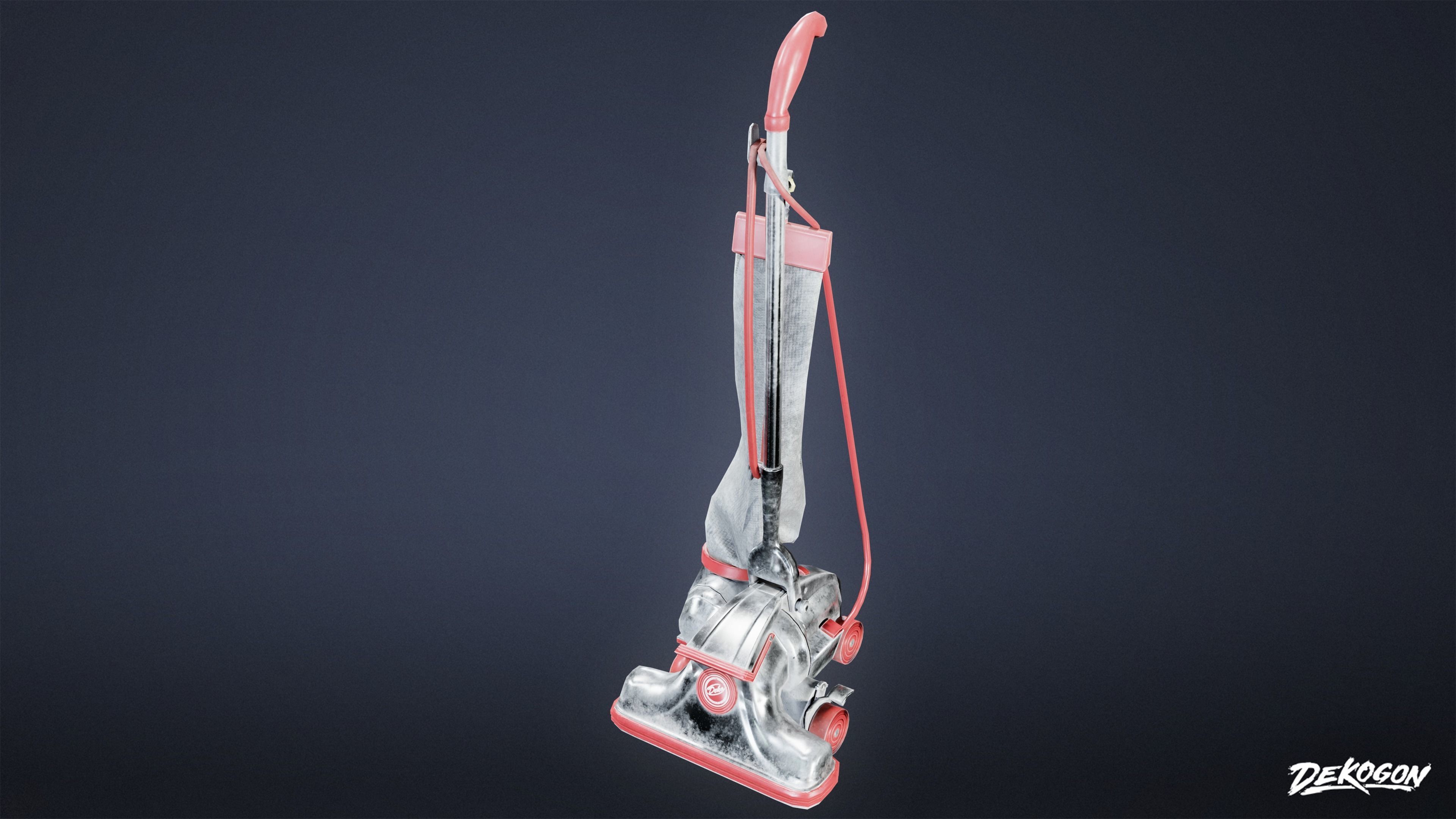 ATTIC - Vacuum 01 - LOW POLY Low-poly 3D model_4