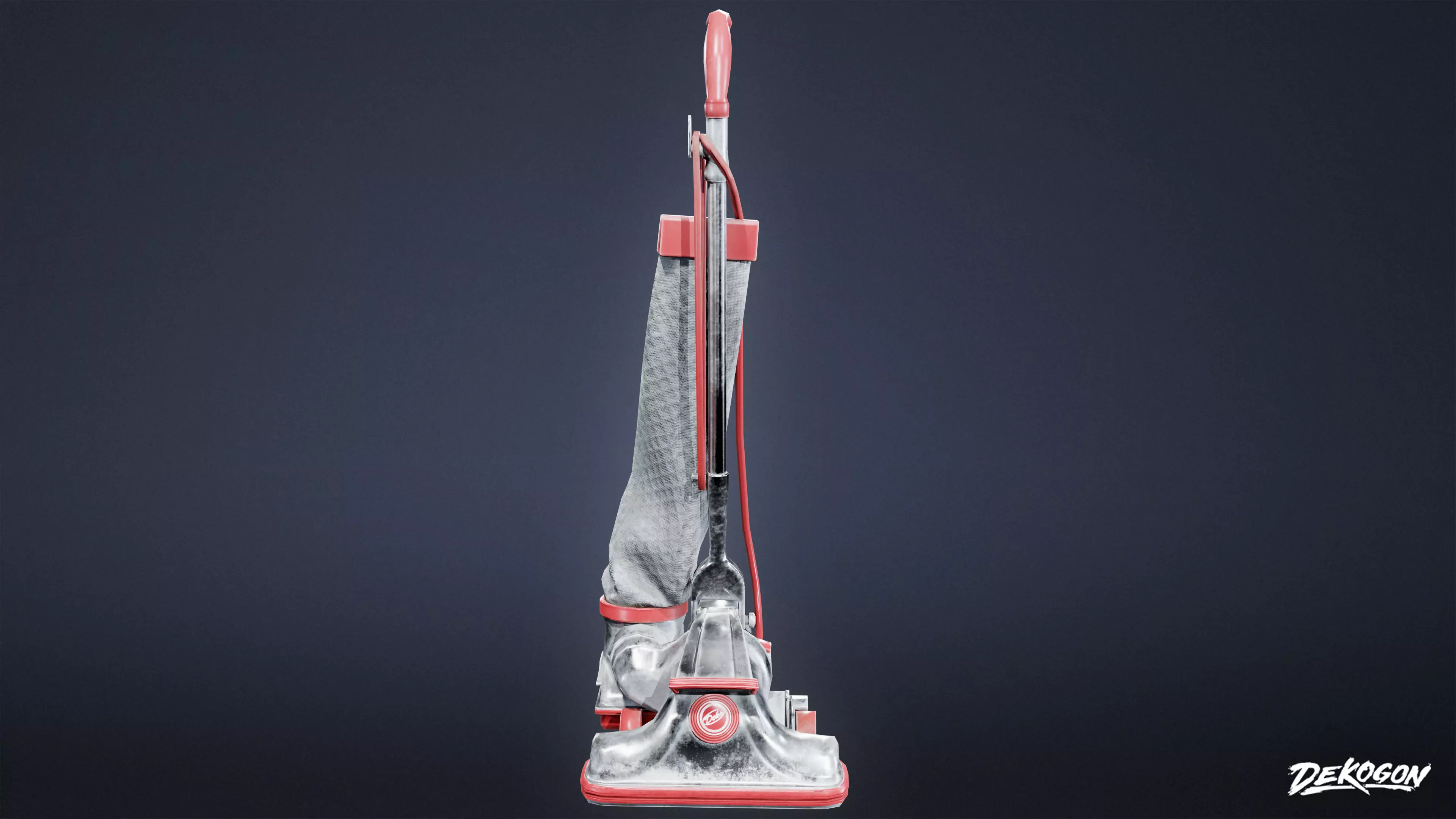 ATTIC - Vacuum 01 - LOW POLY Low-poly 3D model_0