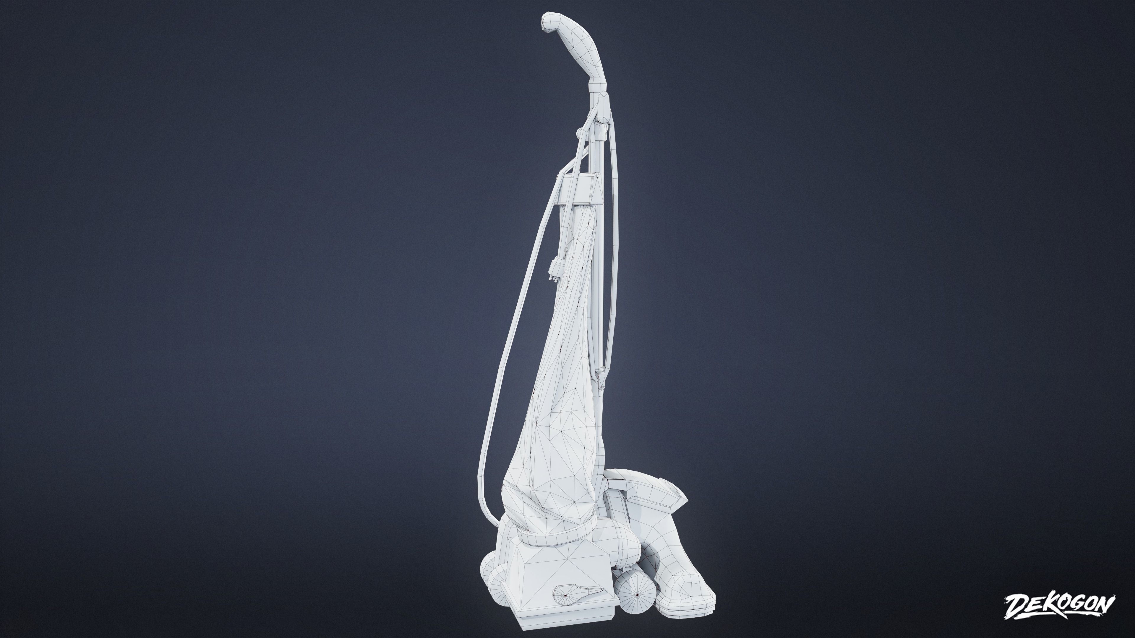 ATTIC - Vacuum 01 - LOW POLY Low-poly 3D model_9