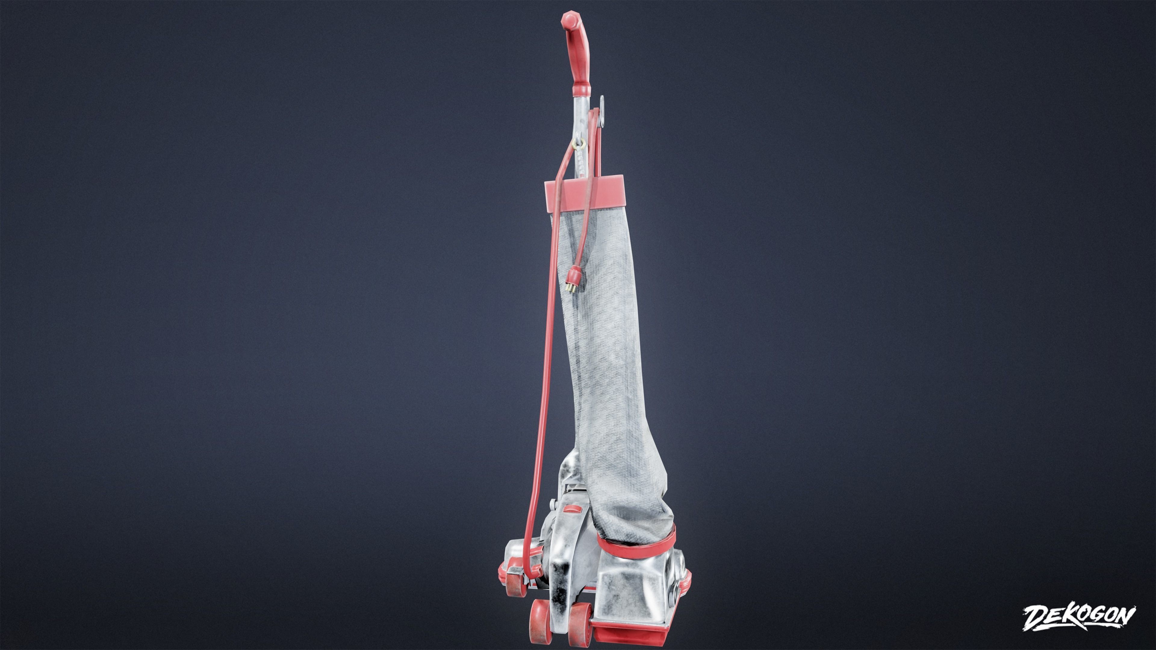 ATTIC - Vacuum 01 - LOW POLY Low-poly 3D model_3