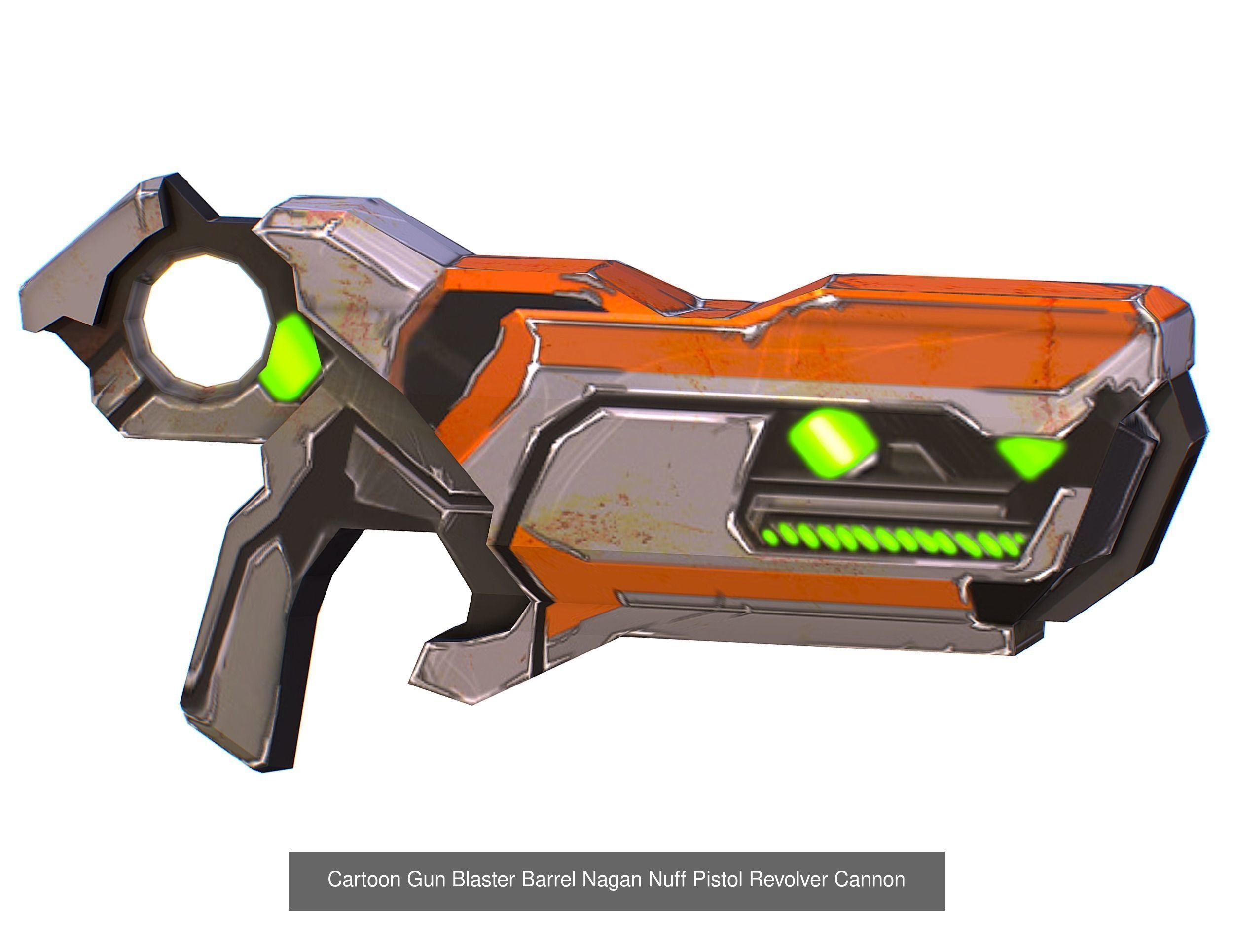 Weapons Set 4 Gun Pistol Assault rifle Sniper rifle machine gun 3D Model Collection_34