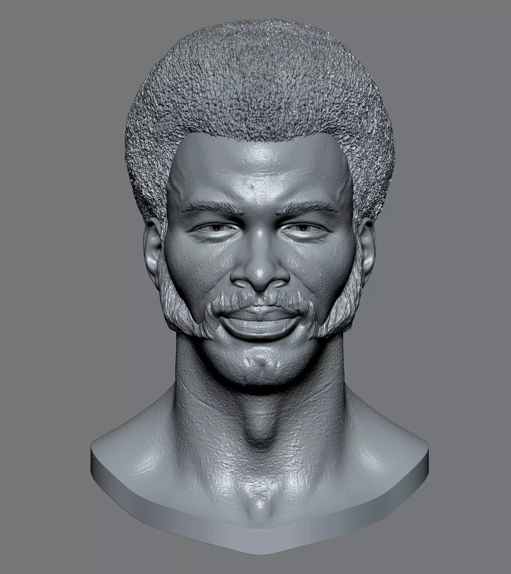Archie Griffin Head 3D print model_0