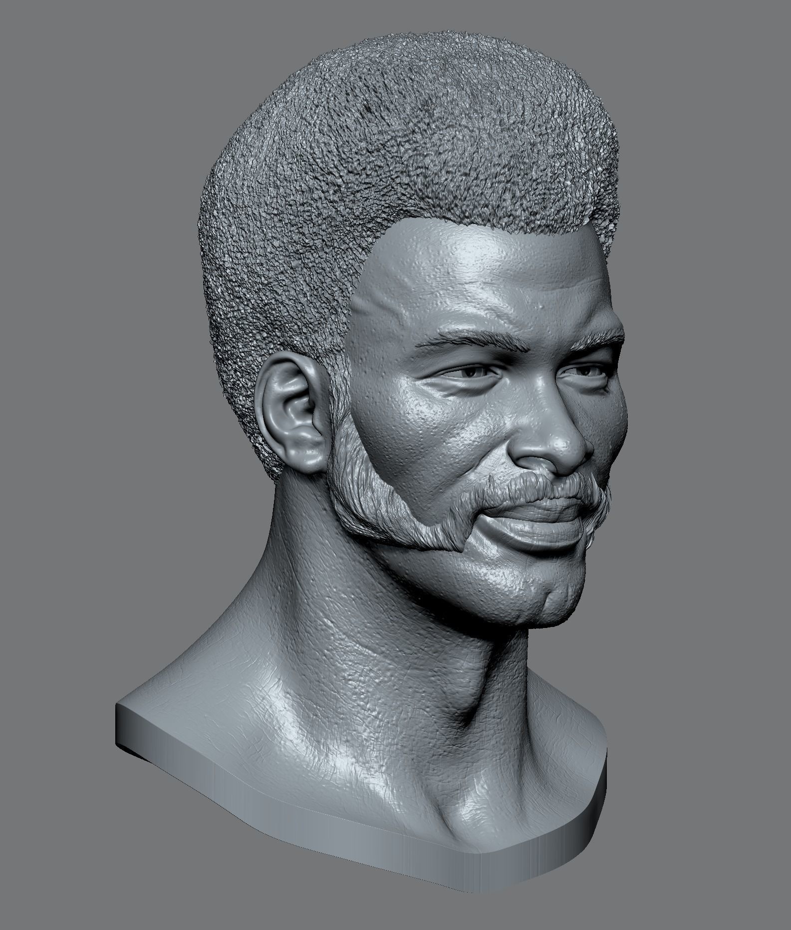 Archie Griffin Head 3D print model_3