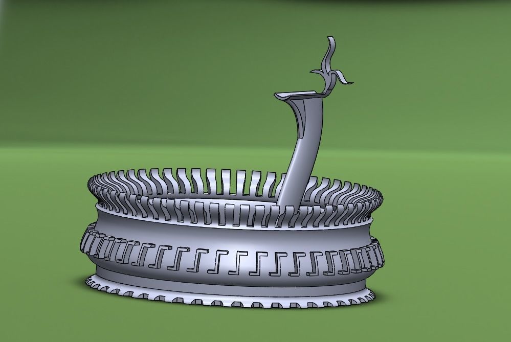 Ash tray with cigarrete holder 3D print model_6