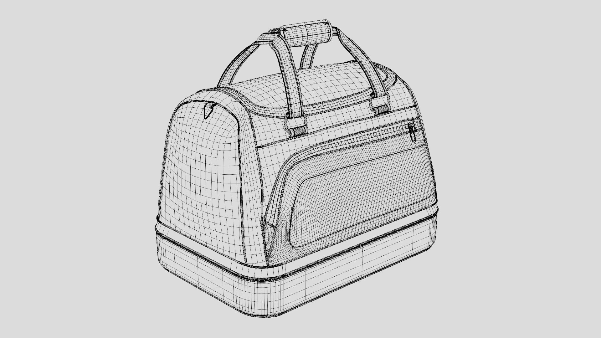 Handbag Generic 3D model_9