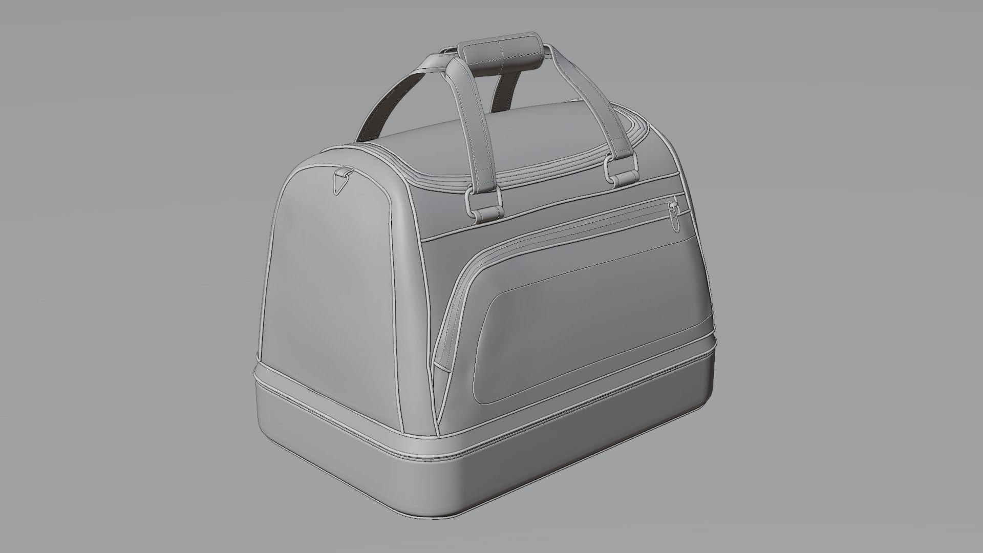 Handbag Generic 3D model_8