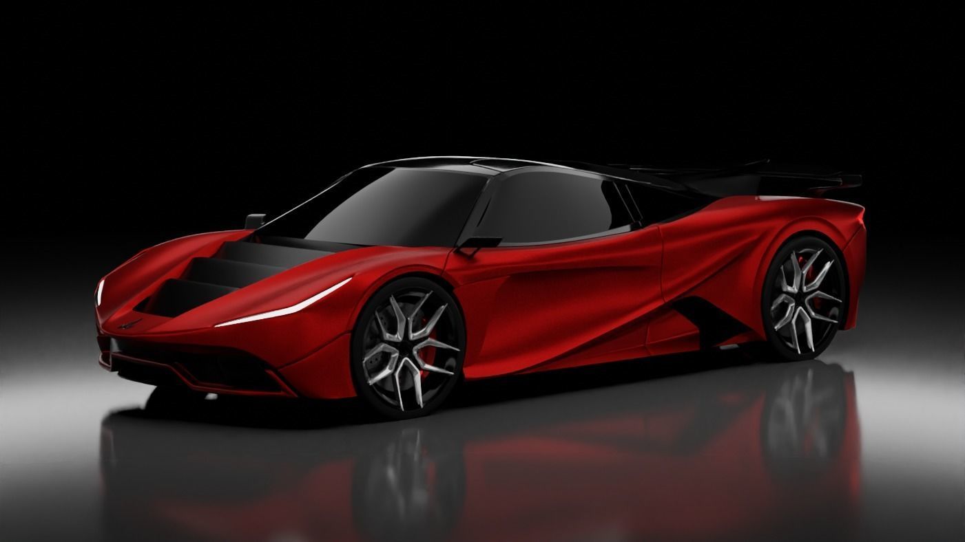 Concept Car - Oliveira 703Ta 3D model_1