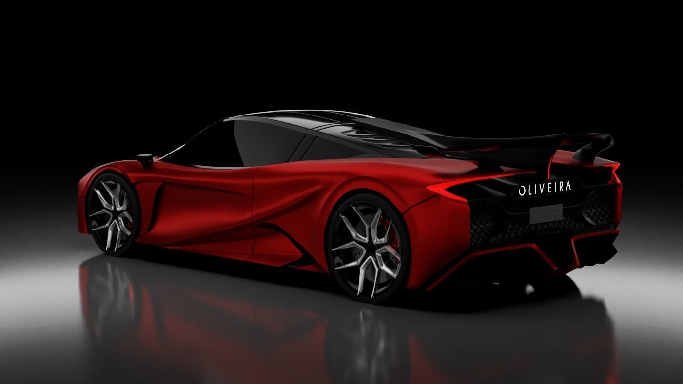 Concept Car - Oliveira 703Ta 3D model_3