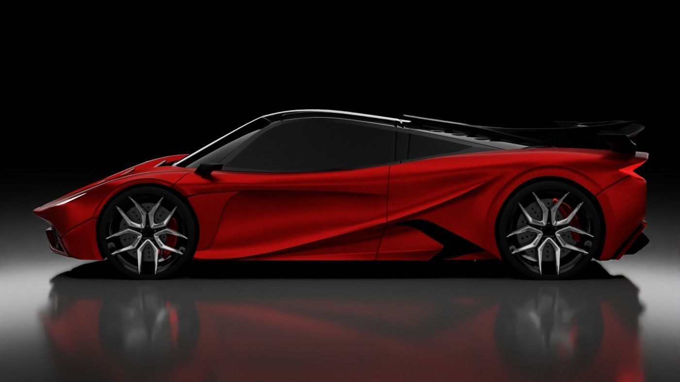 Concept Car - Oliveira 703Ta 3D model_2