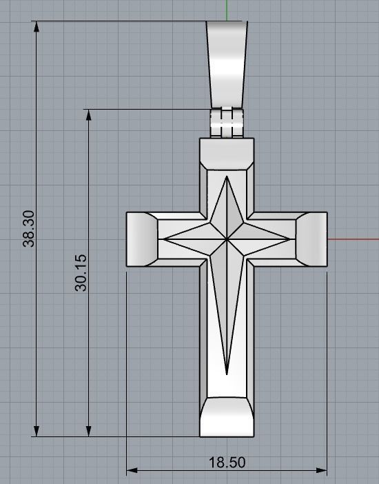 Cross 3D print model_2