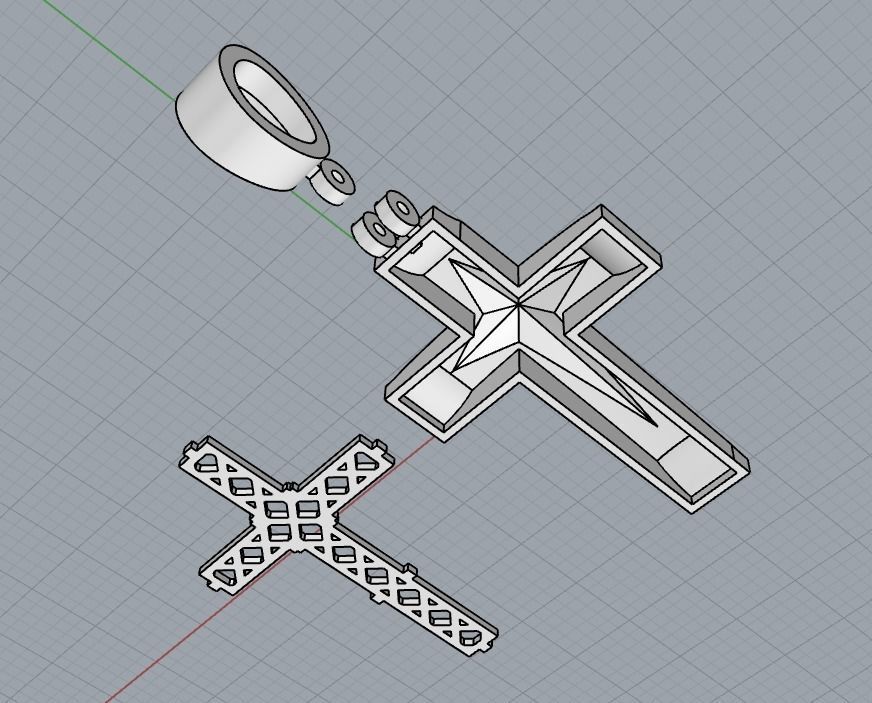 Cross 3D print model_4