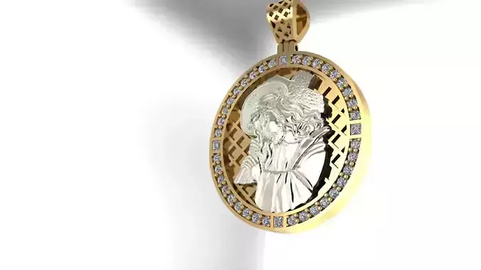 Jewelry Type Pendant Metal Weight 3D print model 3D print model
