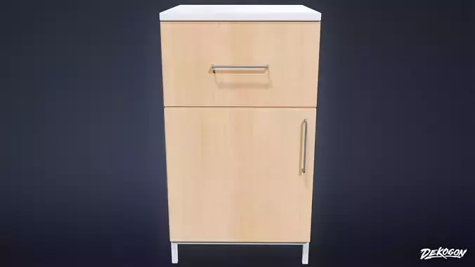 HOSPITAL - Bed Side Table 01