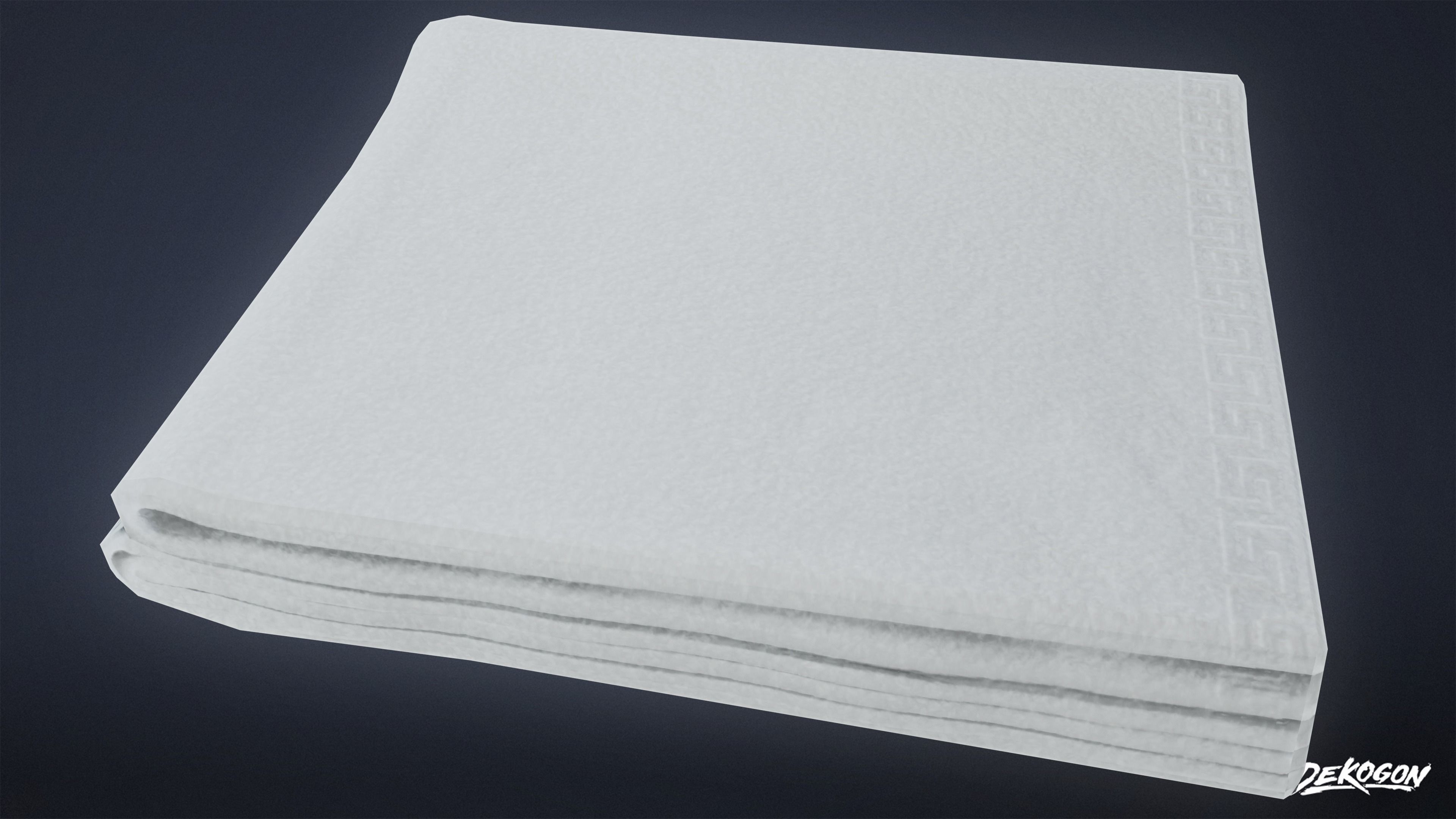 HOSPITAL - Blanket Set 01 - LOW POLY Low-poly 3D model_6