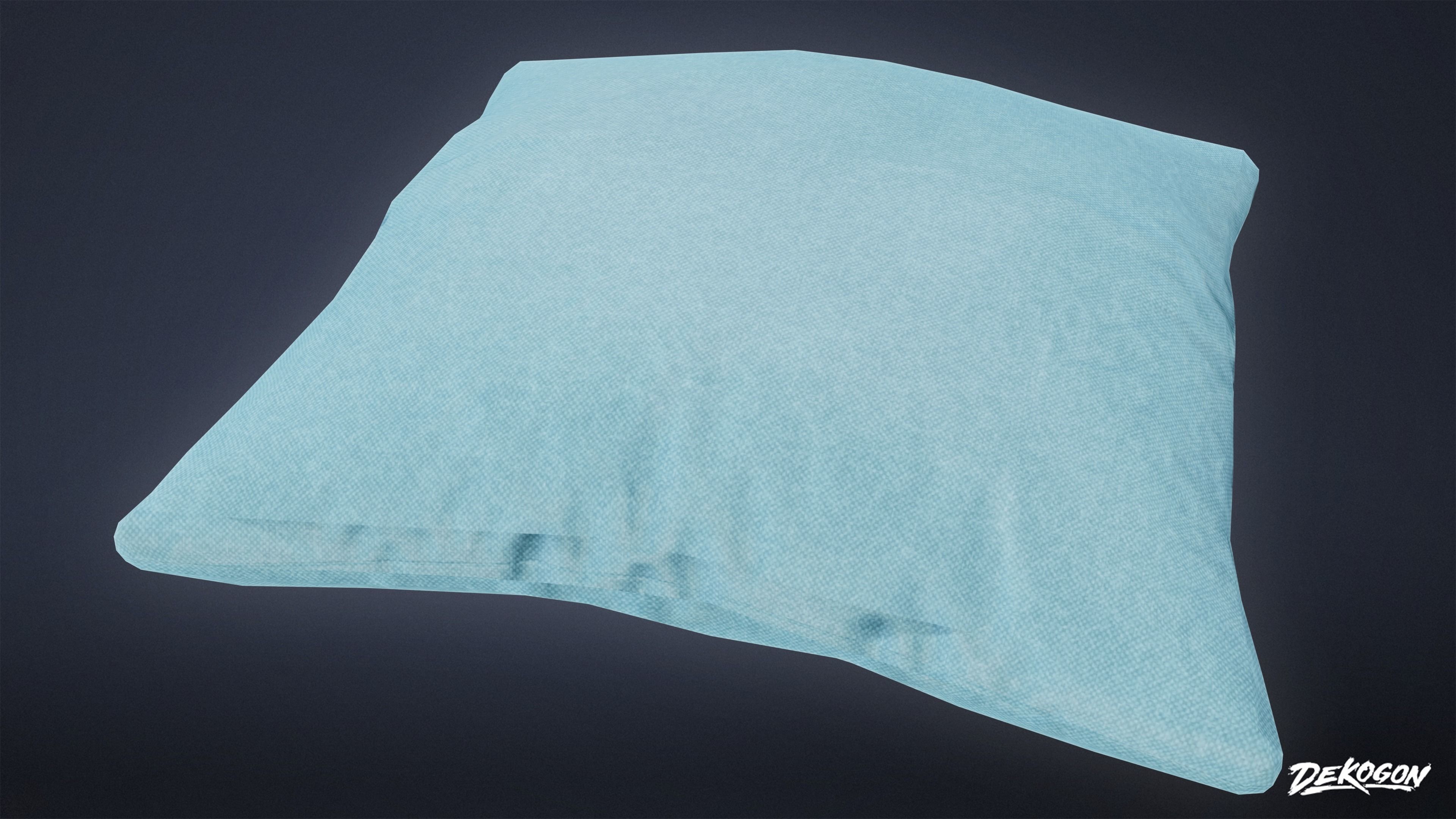 HOSPITAL - Blanket Set 01 - LOW POLY Low-poly 3D model_5