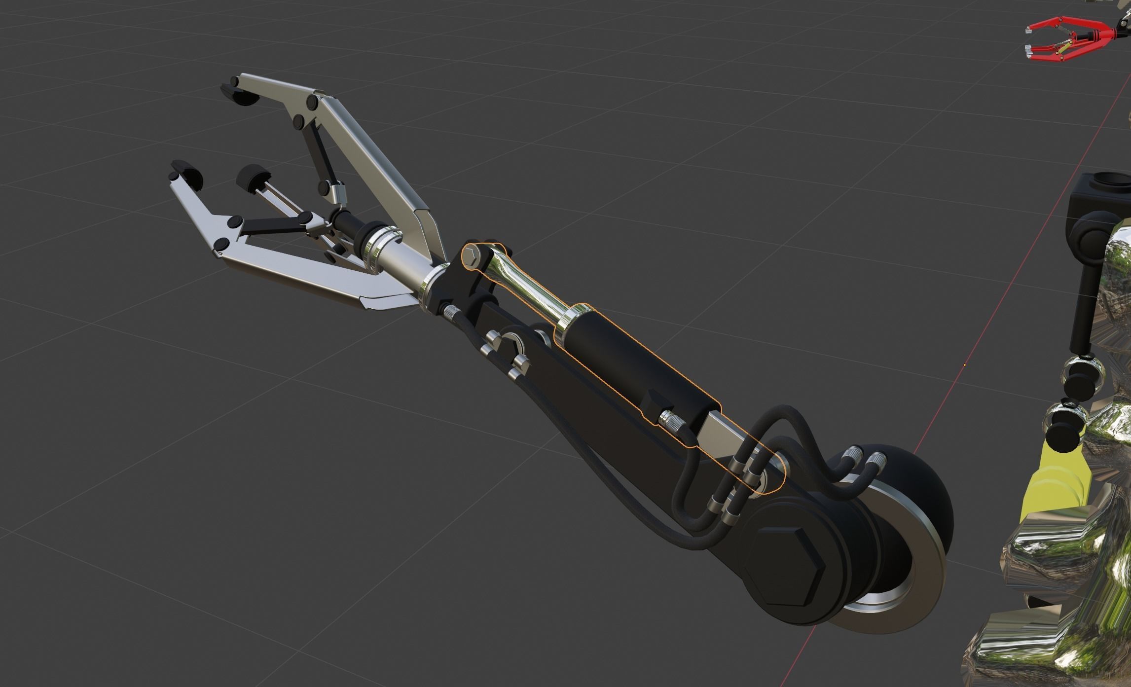 Robot Kitbash Hard Surface and Sculpted Mechs and Derelicts 3D model_6