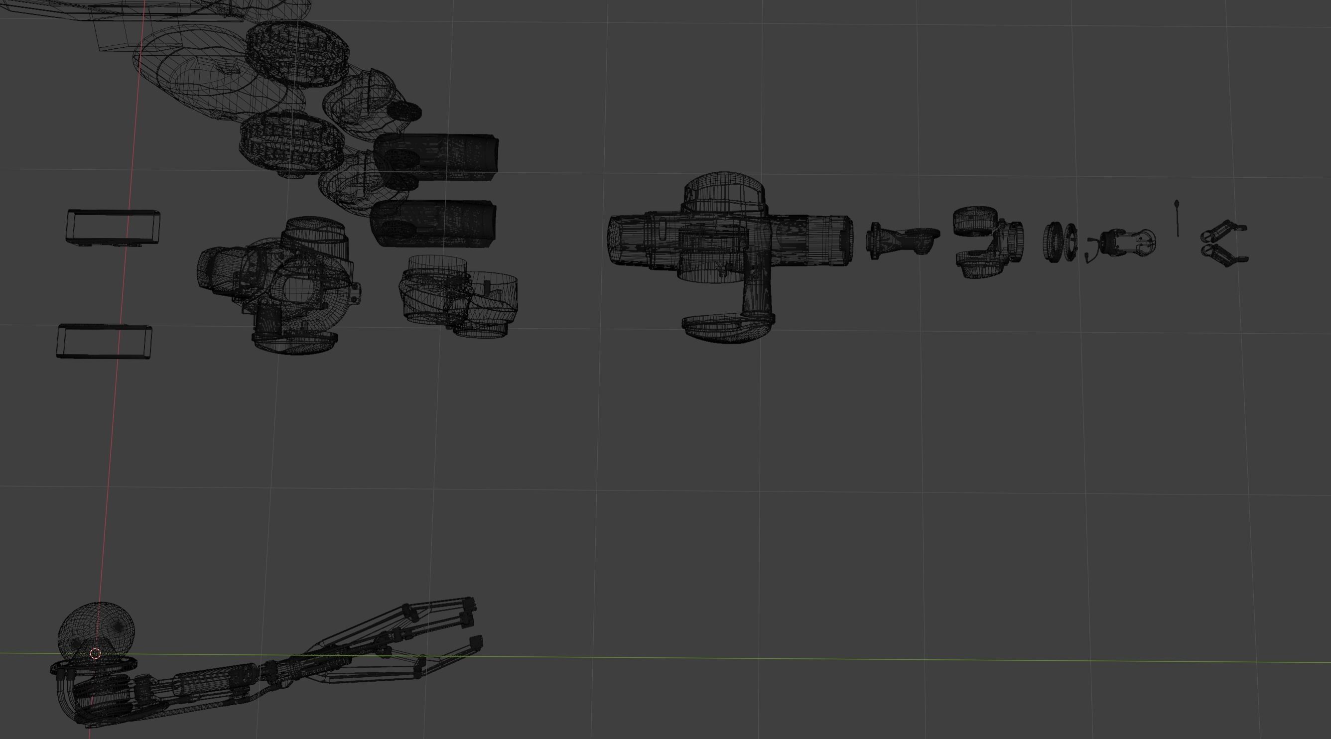 Robot Kitbash Hard Surface and Sculpted Mechs and Derelicts 3D model_4