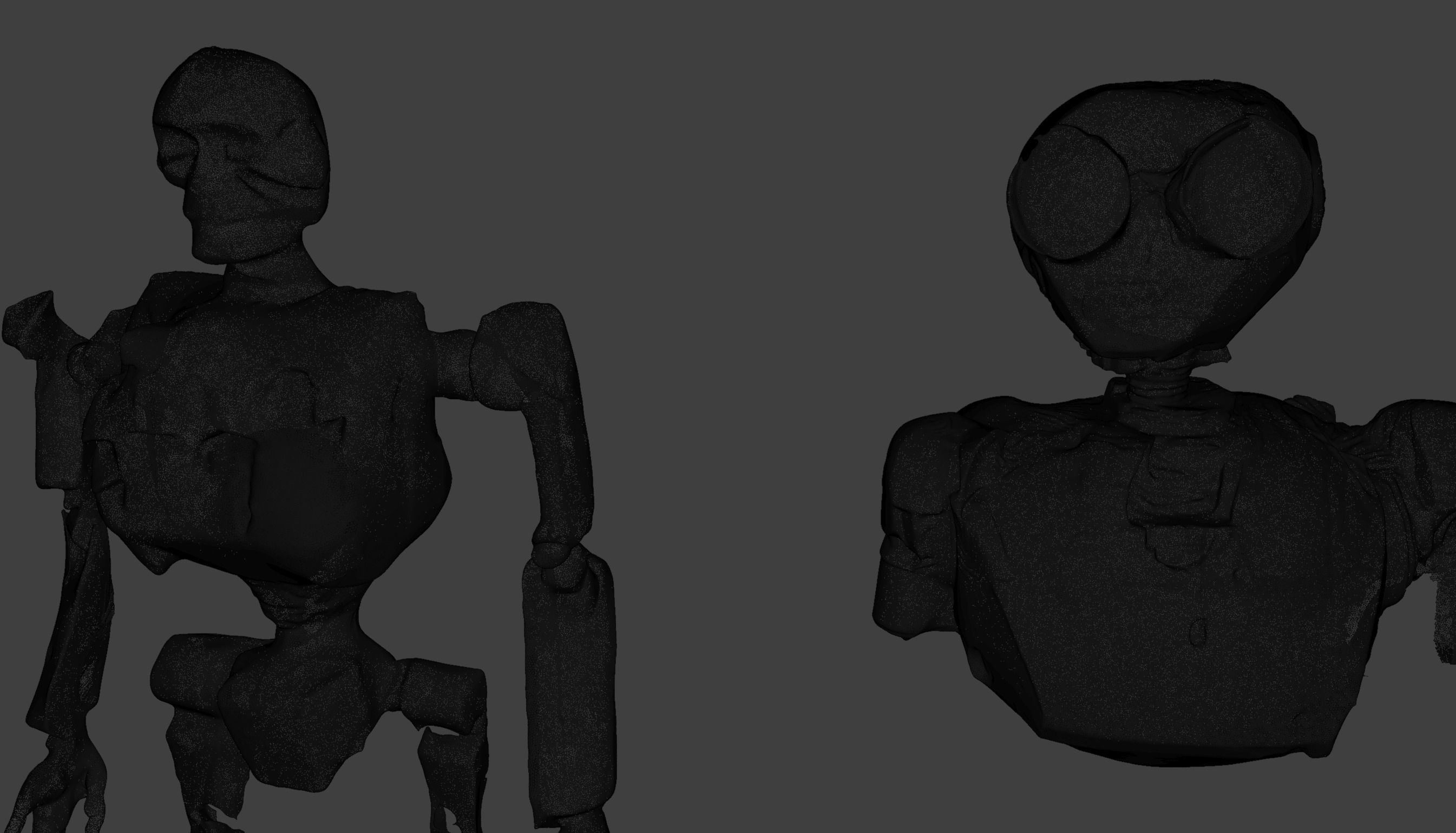 Robot Kitbash Hard Surface and Sculpted Mechs and Derelicts 3D model_19