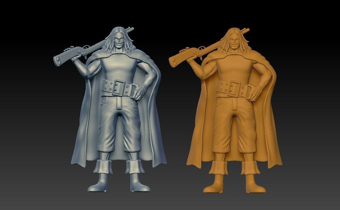 YASOPP - RED HAIR PIRATES - ONE PIECE 3D 3D print model_2