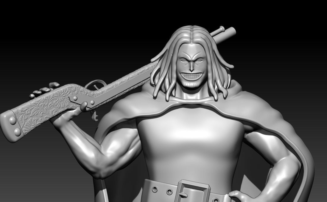YASOPP - RED HAIR PIRATES - ONE PIECE 3D 3D print model_3