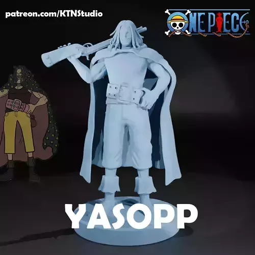 YASOPP - RED HAIR PIRATES - ONE PIECE 3D