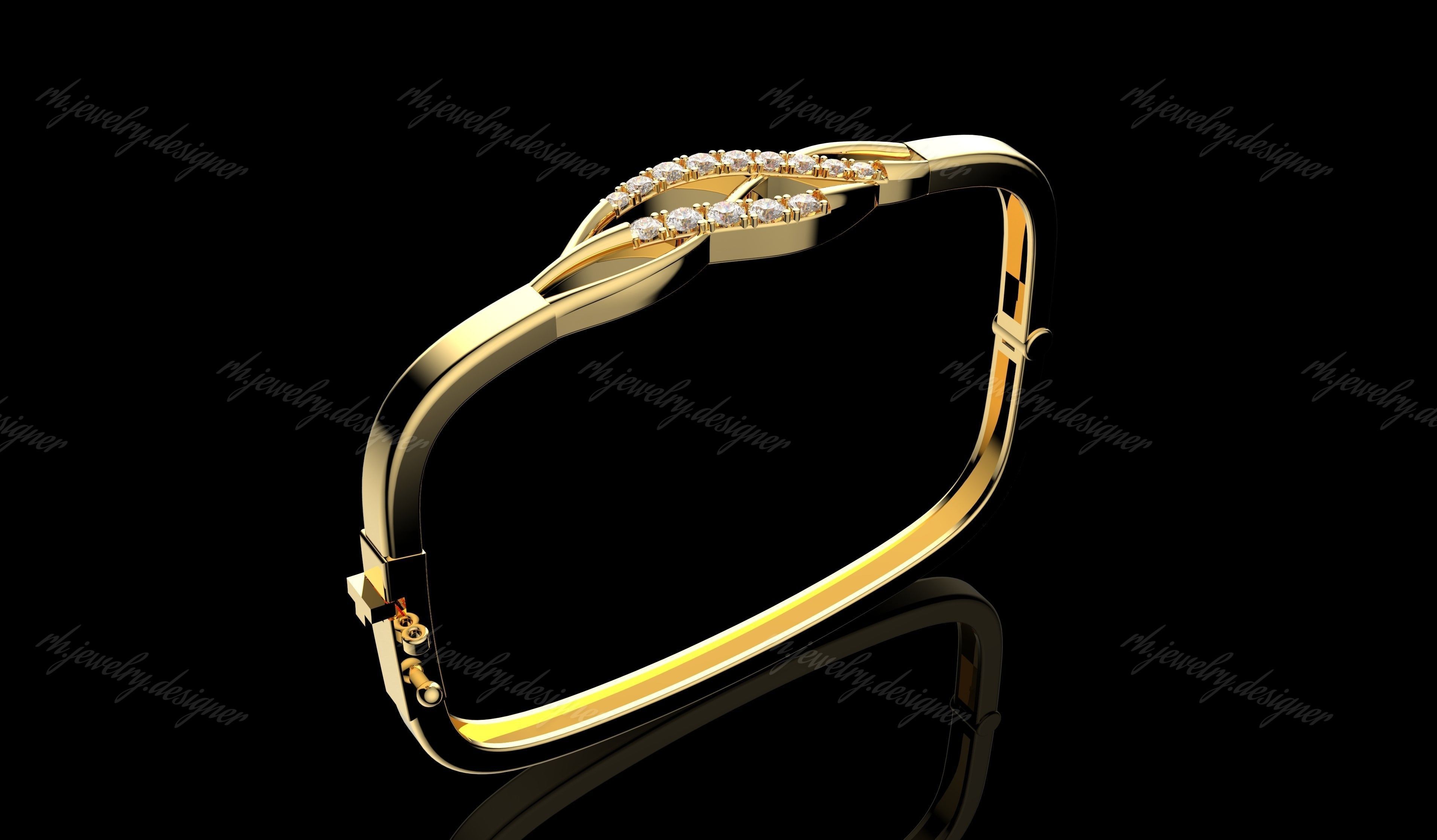 Gold N1175 3D print model_3