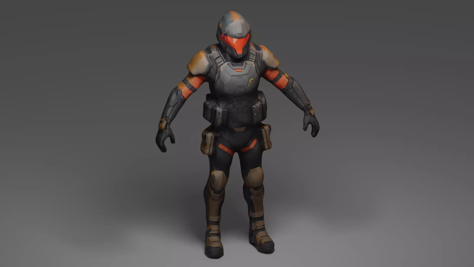 Si-Fi Character  3D model_0