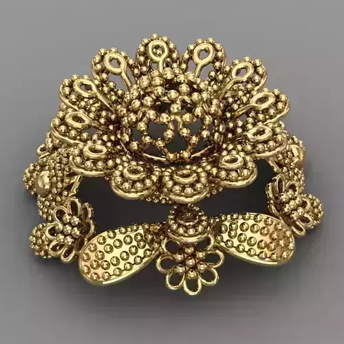 Traditional Indian Earring For Women 3D print model