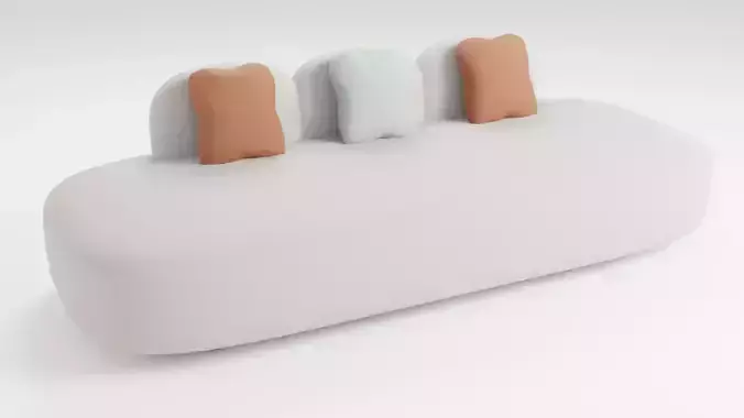 Compact soft sofa of small sizes