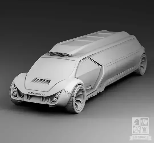 Futuristic limousine