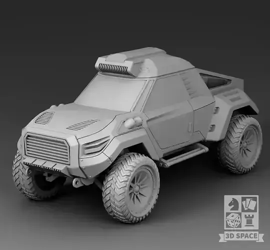 Futuristic Crossover 3D print model