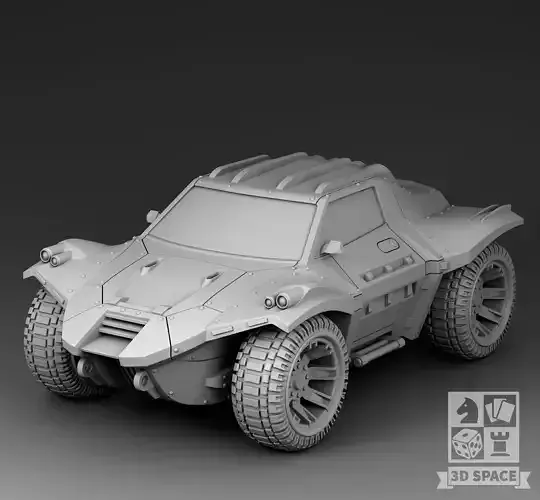 Futuristic Car - GB-30 3D print model