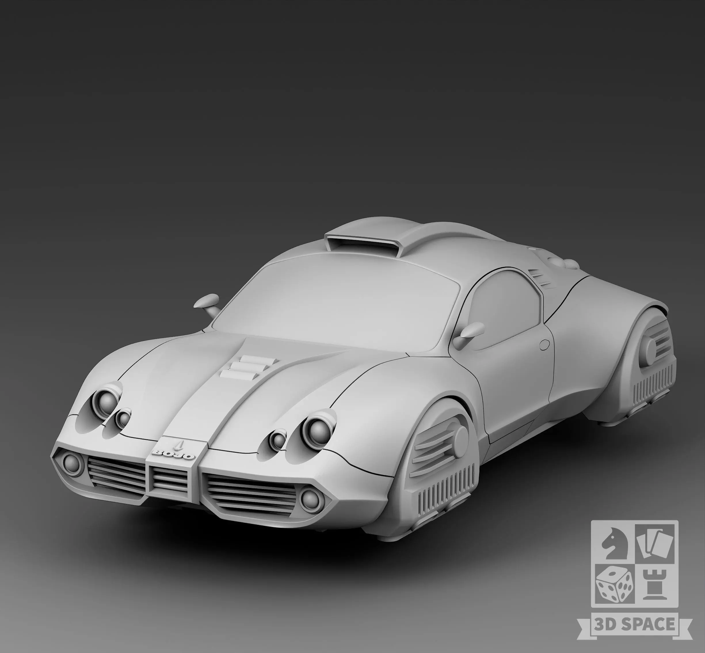 Futuristic Car - Bojo 3D print model