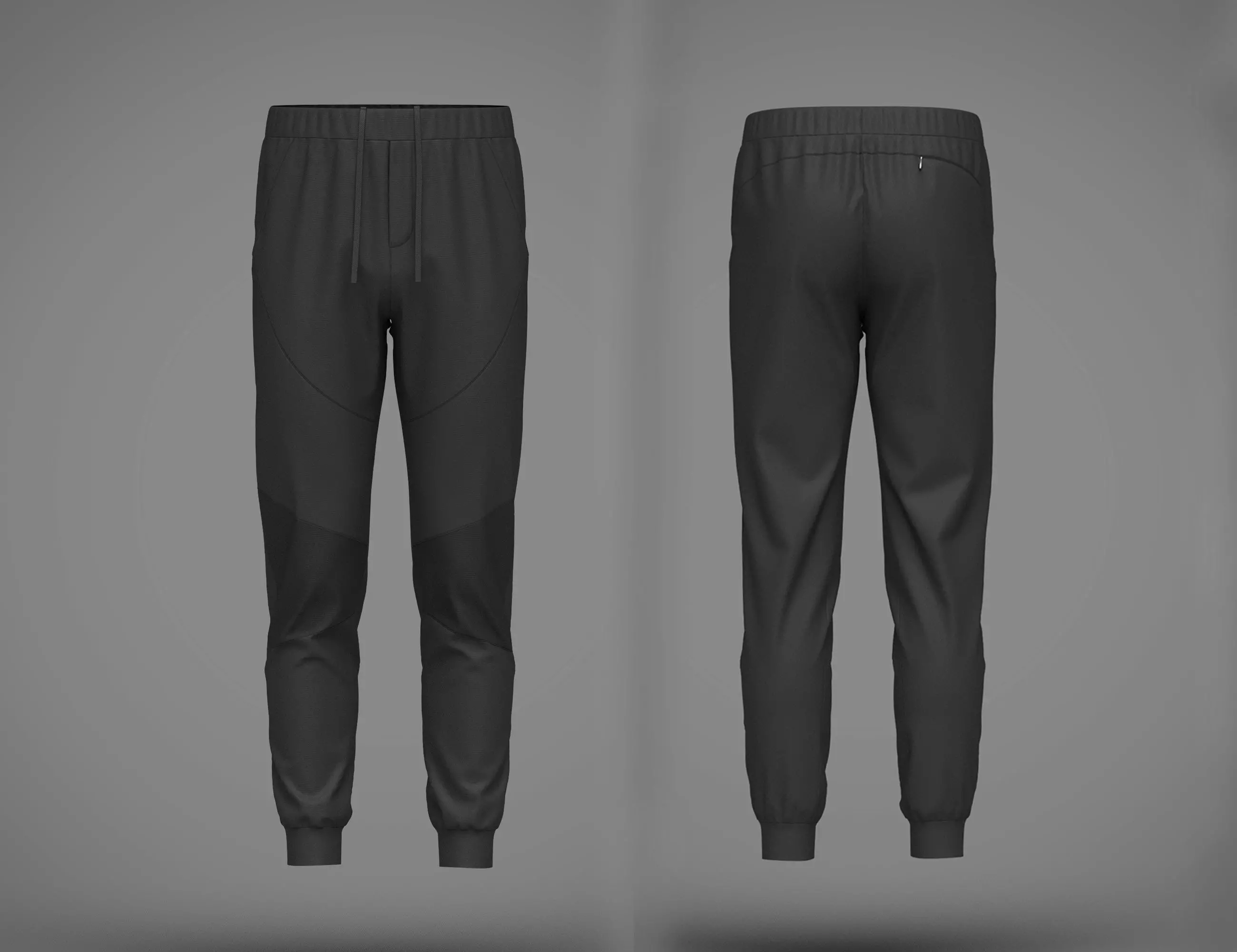 Men Nylon Jogger 3D model