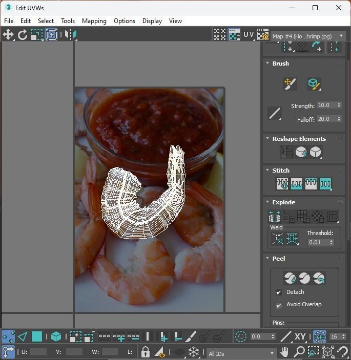 Rice With Shrimps 3D model_34