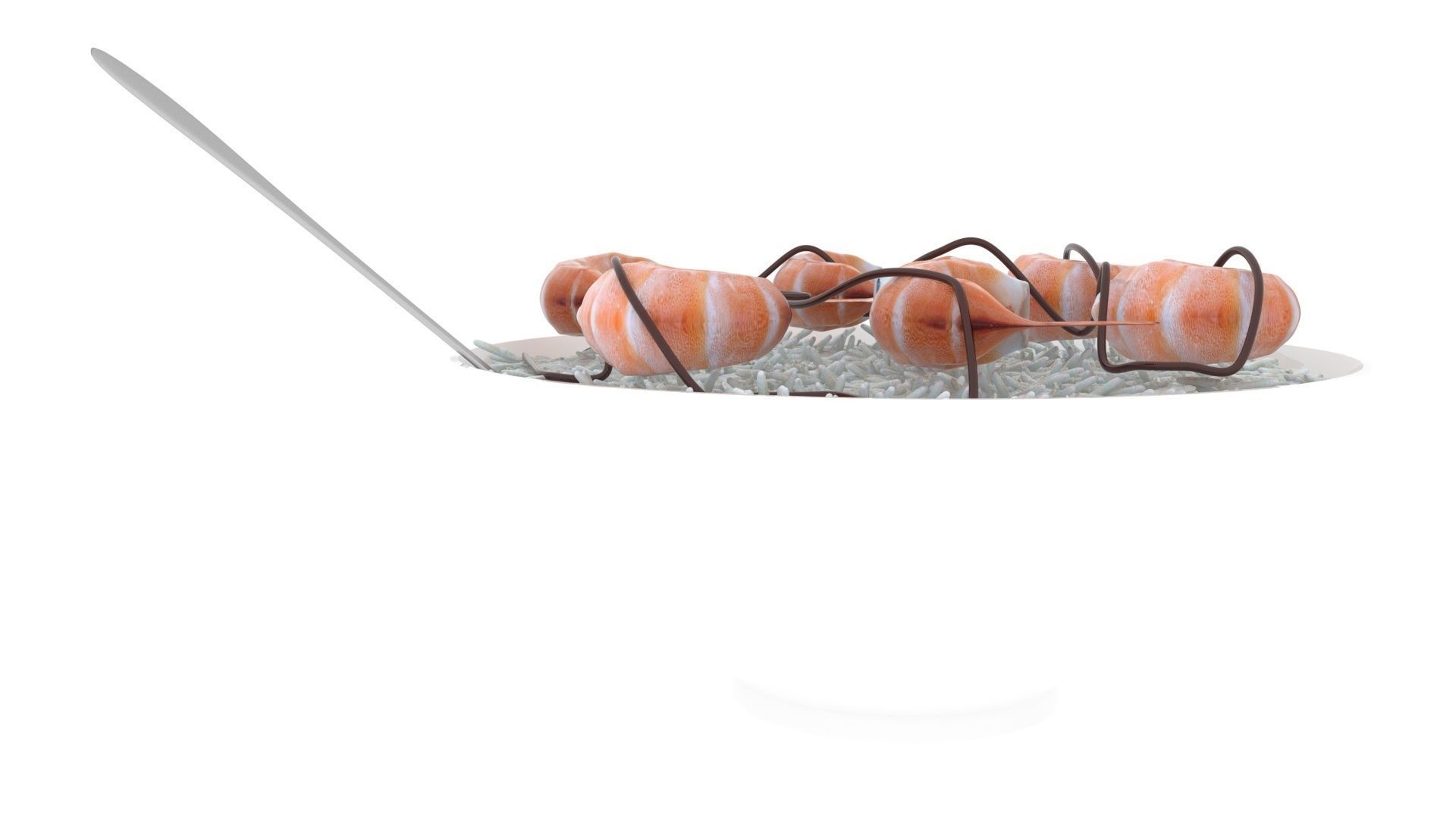 Rice With Shrimps 3D model_12