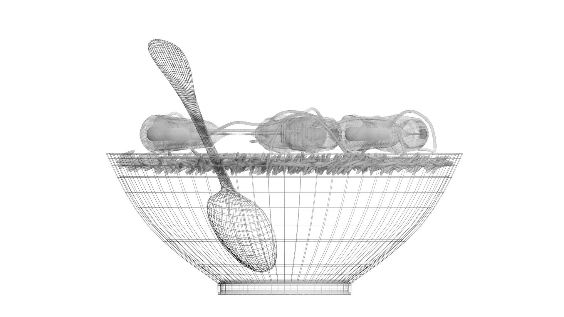 Rice With Shrimps 3D model_27