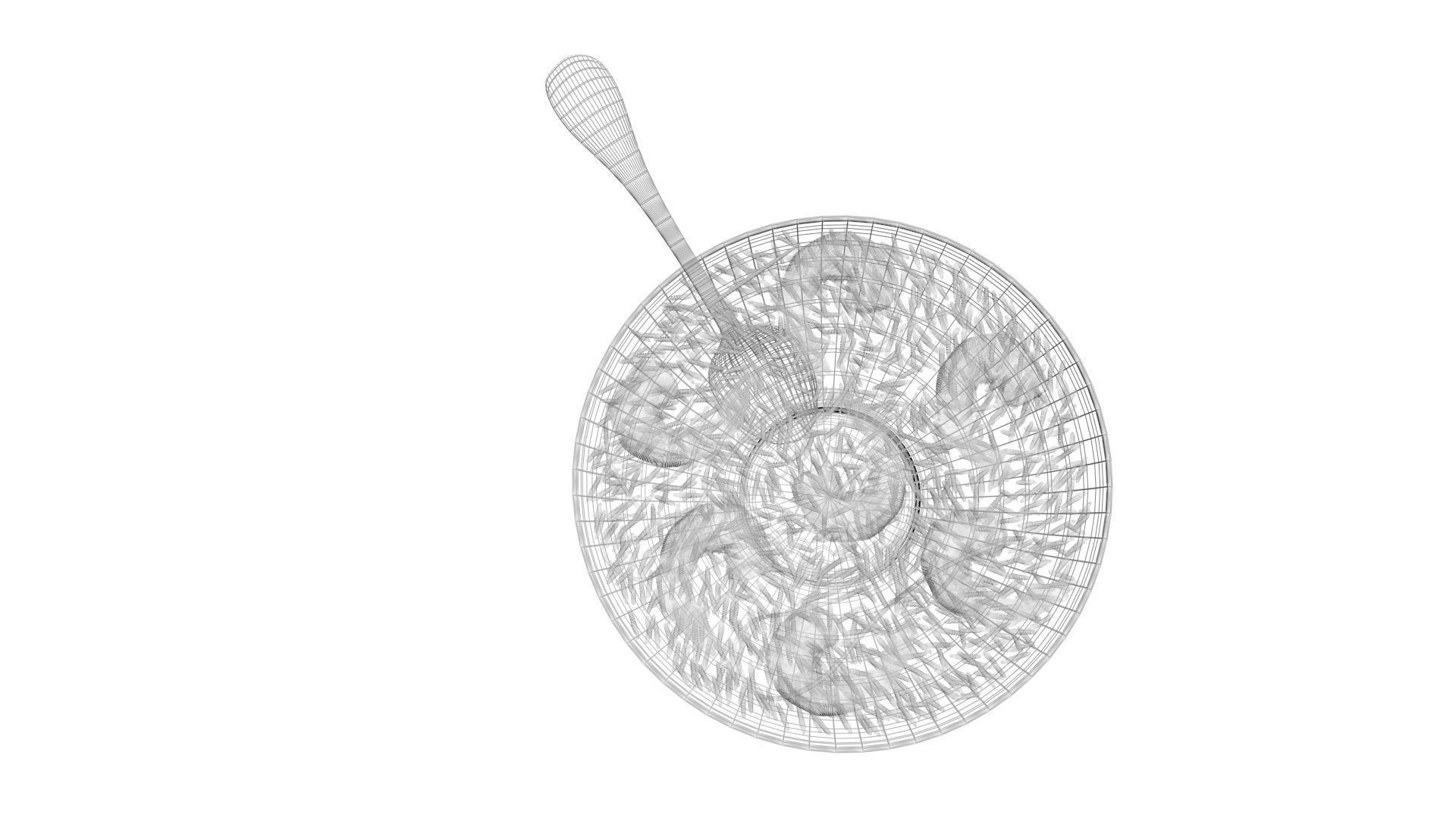 Rice With Shrimps 3D model_21