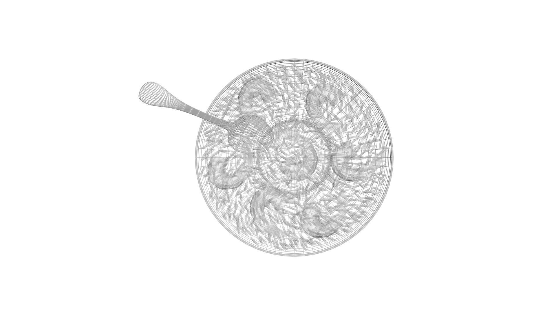 Rice With Shrimps 3D model_25