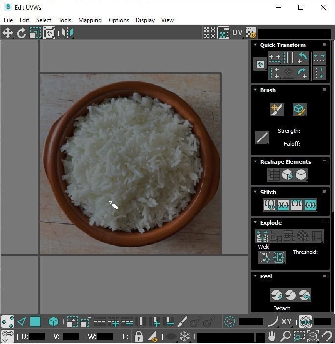 Rice With Shrimps 3D model_33