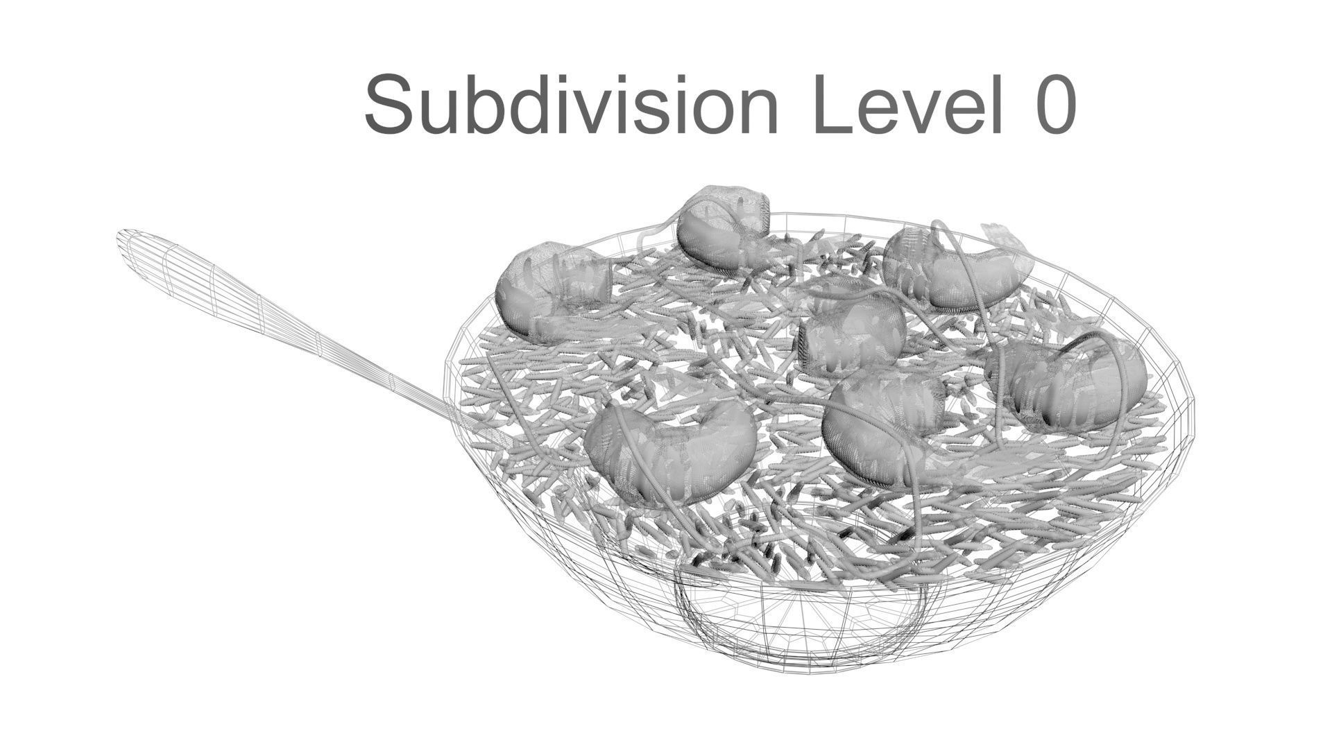 Rice With Shrimps 3D model_32
