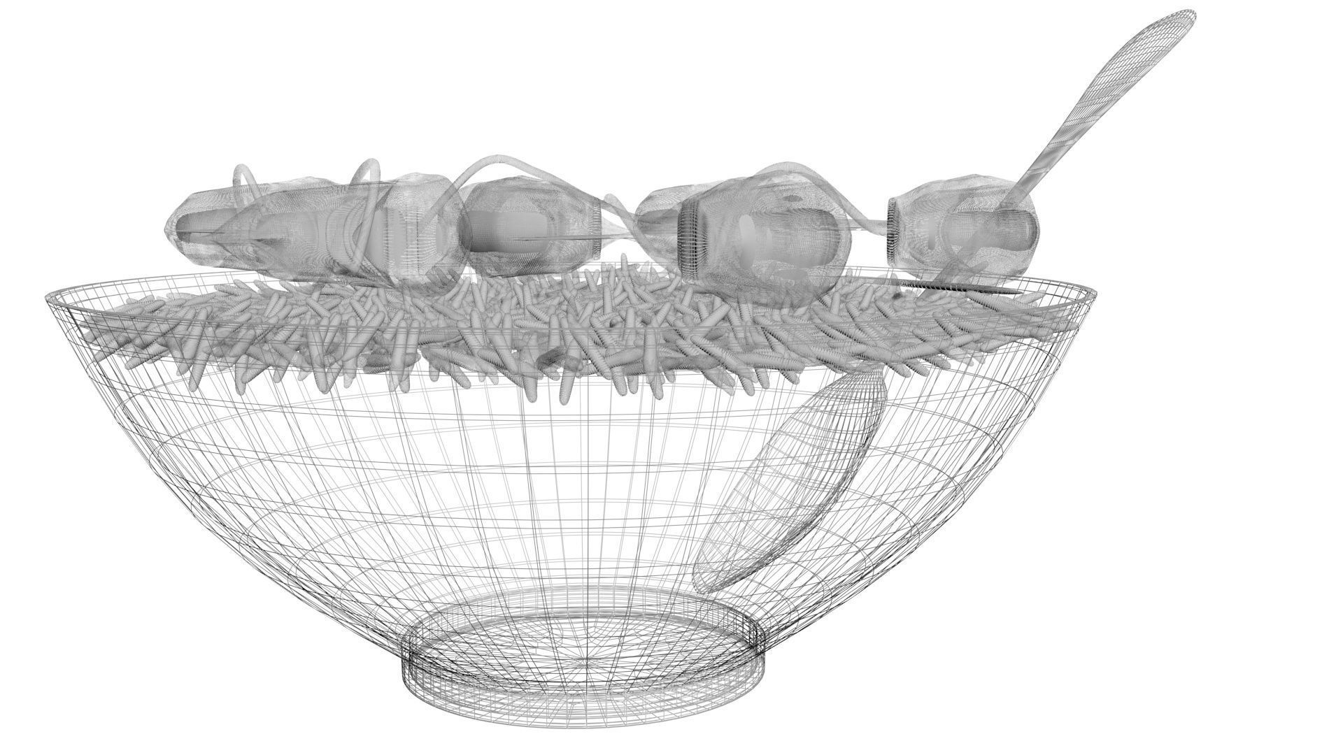 Rice With Shrimps 3D model_22