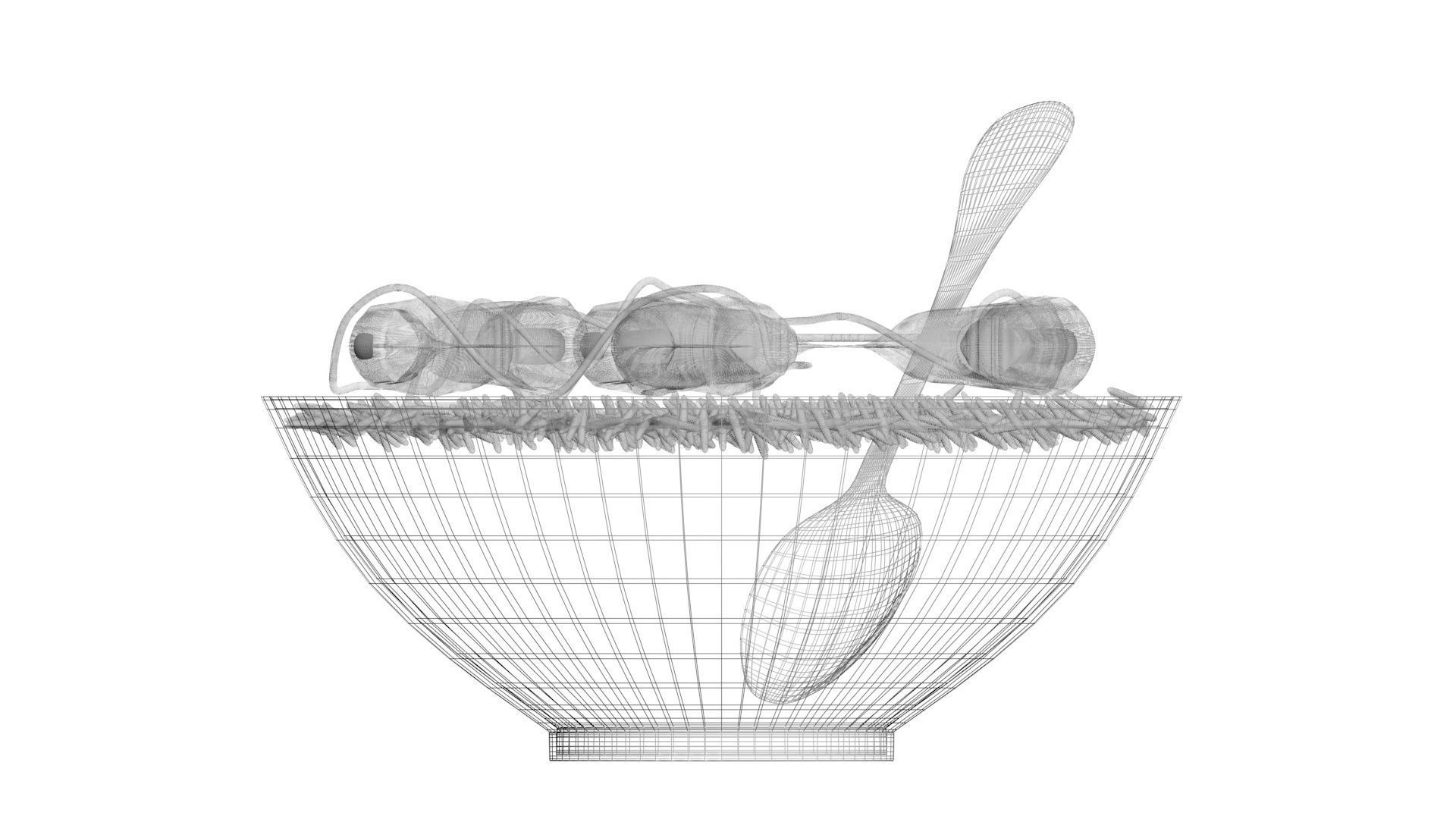 Rice With Shrimps 3D model_30
